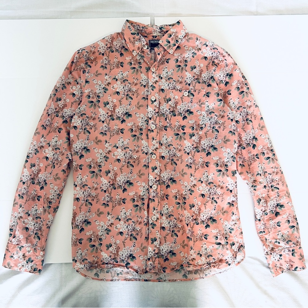Todd Snyder long sleeve button down light weight floral print size small